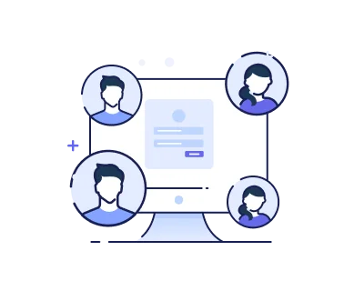 Team collaboration feature icon