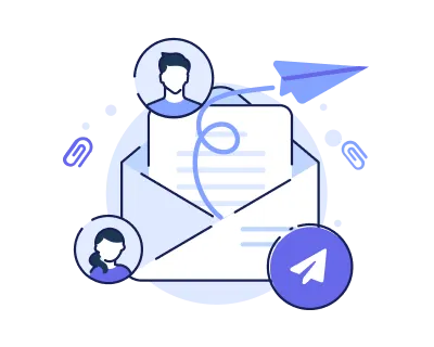 InBox email marketing illustration