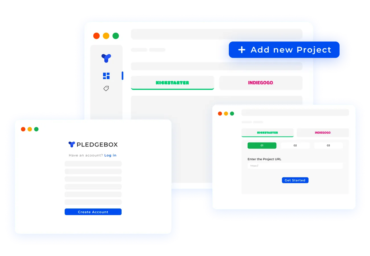 Step 1: Connect your Kickstarter campaign to PledgeBox